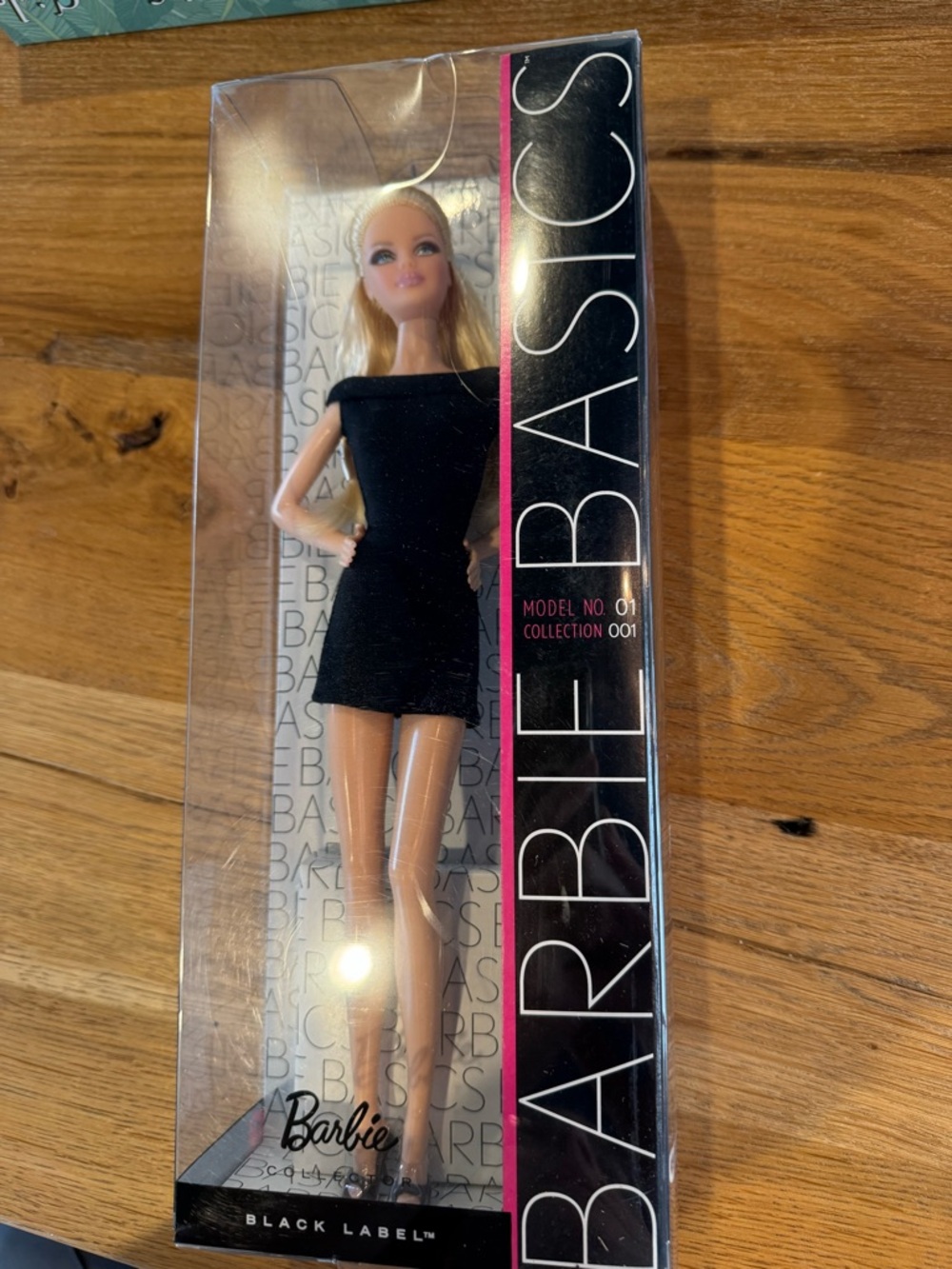 Barbie Basics Model 01. Black Mini Dress Doll - Blonde